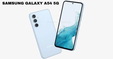 Samsung Galaxy A54 5G renders show punch-hole display, with vertical triple cameras