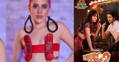 Urfi Javed ने टेलीफोन से बने कपडे पहनकर ड्रीम गर्ल 2 का प्रमोशन किया, वीडियो देखकर पूजा शरमा जाएगी