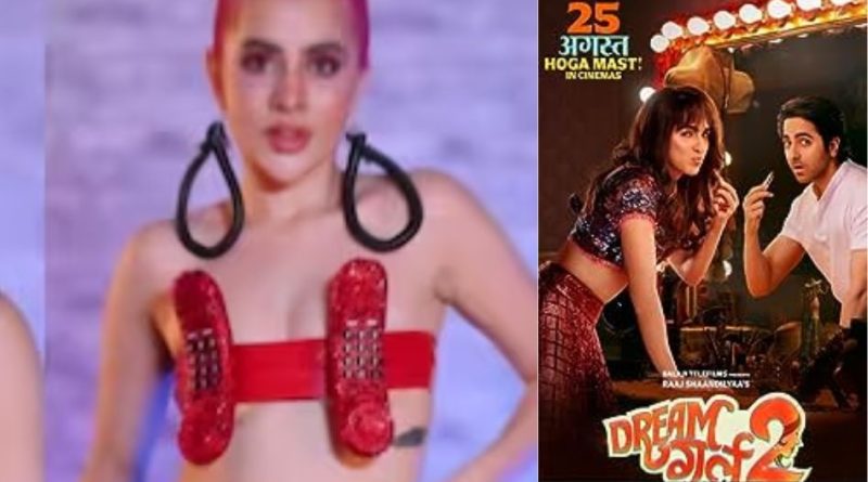 Urfi Javed ने टेलीफोन से बने कपडे पहनकर ड्रीम गर्ल 2 का प्रमोशन किया, वीडियो देखकर पूजा शरमा जाएगी