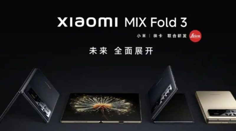 Xiaomi Mix Fold 3 लॉन्च, Galaxy Z Fold 5 से है पतला