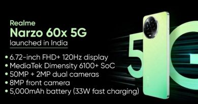 Realme Narzo 60x भारत में लॉन्च: 50MP कैमरा और 5000mAh बैटरी वाला सस्ता 5G फोन भारत में लॉन्च, जानें कीमत