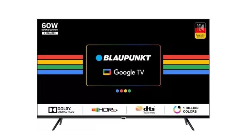 ब्लौपंकट ने 43-इंच QLED टीवी और 55-इंच Google TV लॉन्च किया, जो किफायती कीमत पर प्रीमियम सुविधाएँ प्रदान करता है।