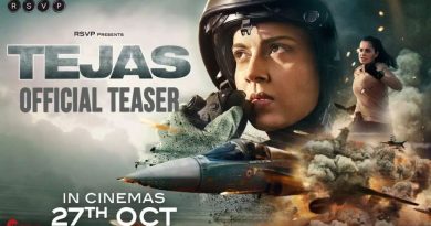 पाकिस्तान को धाकड़ अंदाज में करारा जवाब देती कंगना रनौत की फिल्म 'तेजस' का शानदार टीजर रिलीज हुआ .