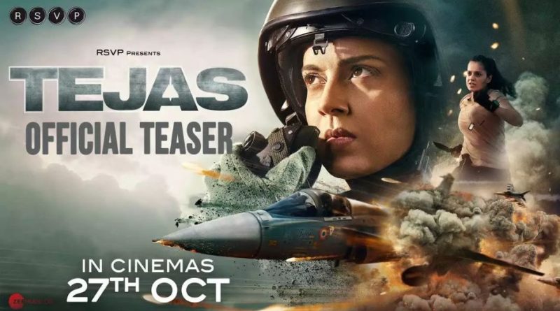 पाकिस्तान को धाकड़ अंदाज में करारा जवाब देती कंगना रनौत की फिल्म 'तेजस' का शानदार टीजर रिलीज हुआ .