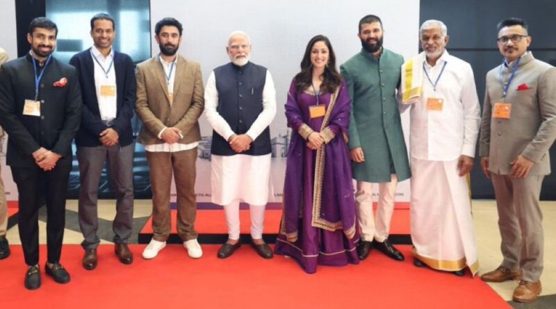 Vijay Devarakonda Yami Gautam and others meet PM Modi