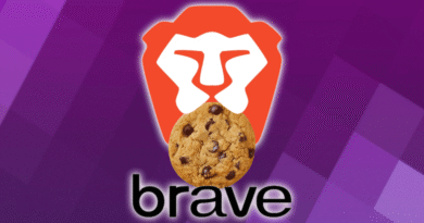 brave browser logo eating cookie