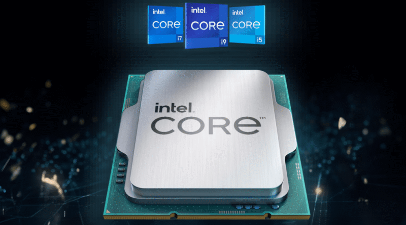 Intel 14th-gen Core Raptor Lake Intel Core logo wide