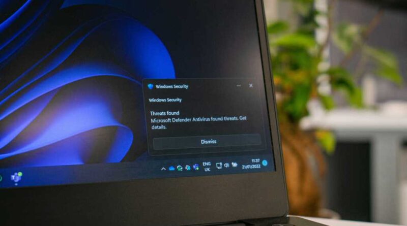 Windows 11 Security antivirus threats found warning dialog