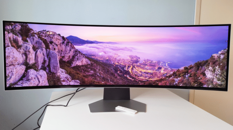 Sasmung Odyssey G95SC oled ultrawide gaming monitor