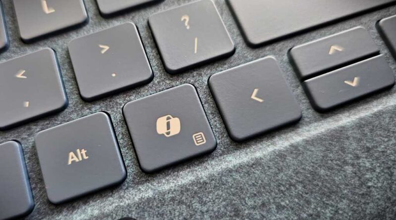Microsoft Copilot key Surface Pro (2024) 11th Edition