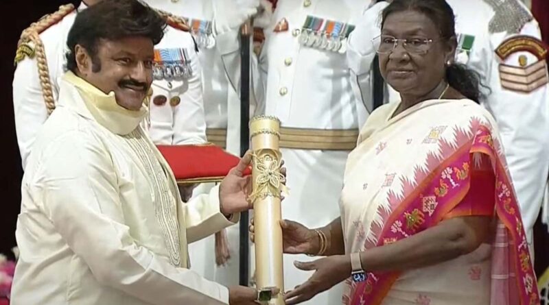 Memorable Moment: Balakrishna receives Padma Bhushan