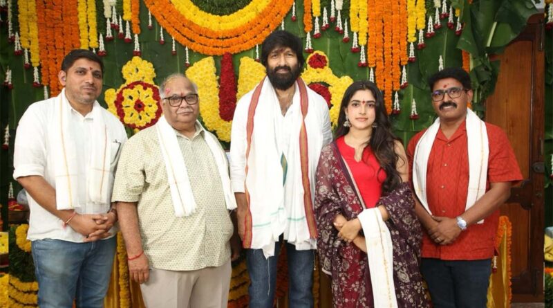 Gopichand New Film Launched Officially With Debut Director