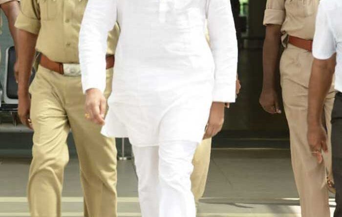 Pawan Kalyan returns to Hyderabad with his son Mark