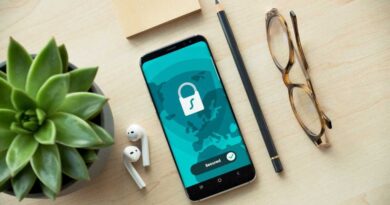 Cell phone with stock image of password manager on it