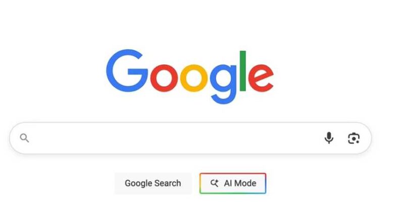 Google is testing an 'AI Mode' button in place of 'I'm Feeling Lucky'