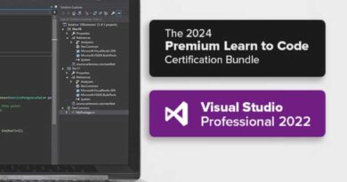 Microsoft Visual Studio Professional 2022 + The Premium Learn to Code Certification Bundle