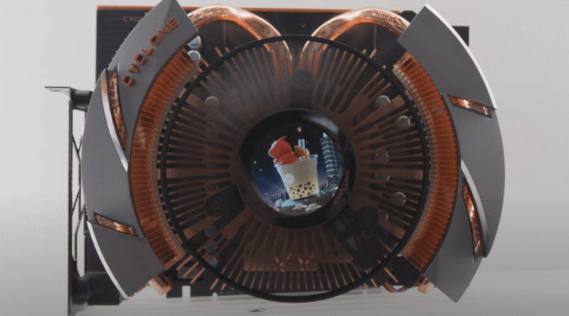 MSI Cyclone RTX 5070 retro GPU from Computex