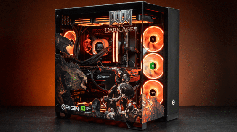 Origin DOOM the dark ages gaming PC