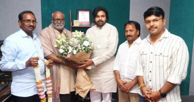 MM Keeravaani Meets Pawan Kalyan Ahead Of Third Song Launch