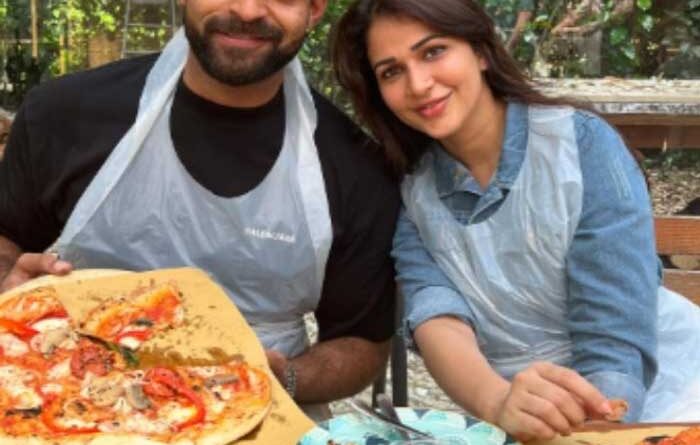Varun Tej showcases pizza making skills to Lavanya