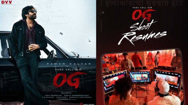 Pawan Kalyan OG Resumes Shooting
