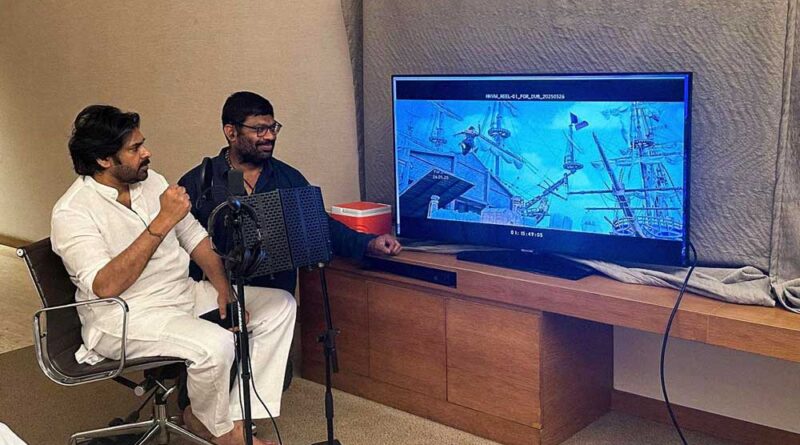 Pawan Kalyan wraps dubbing for Hari Hara Veera Mallu