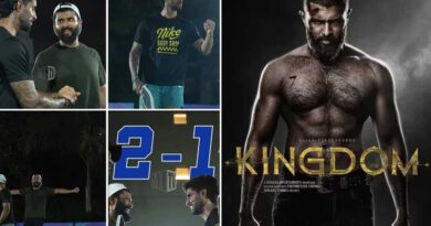 Vijay Devarakonda promotes Kingdom with Mumbai Indians