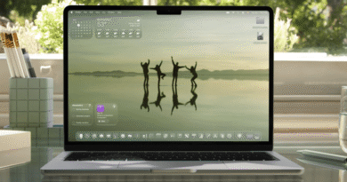 Apple MacOS Tahoe Liquid Glass desktop
