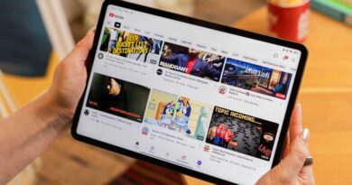 YouTube interface on a tablet - Streaming lifestyle shot