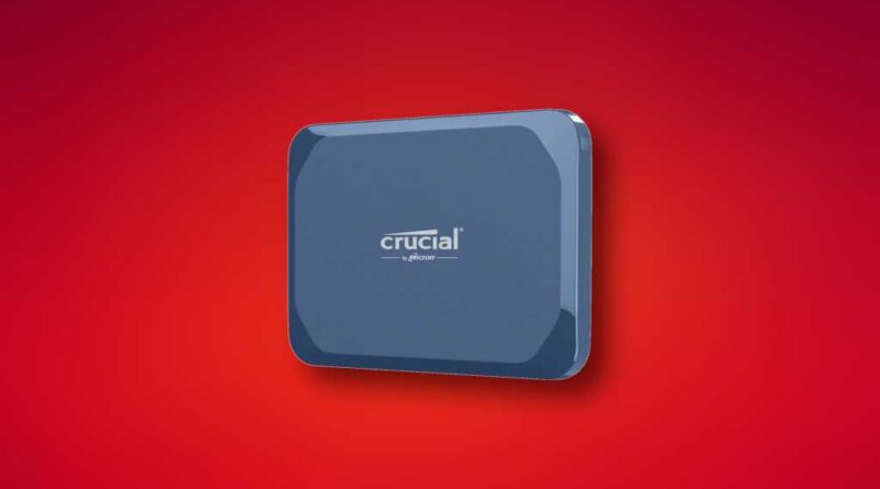 Crucial X10 portable SSD promo