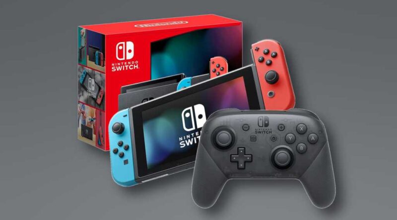 Nintendo Switch and OLED and Pro controller promo