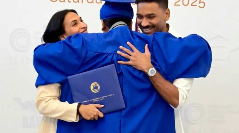 Dhanush and Aishwaryaa Reunite for Son Graduation