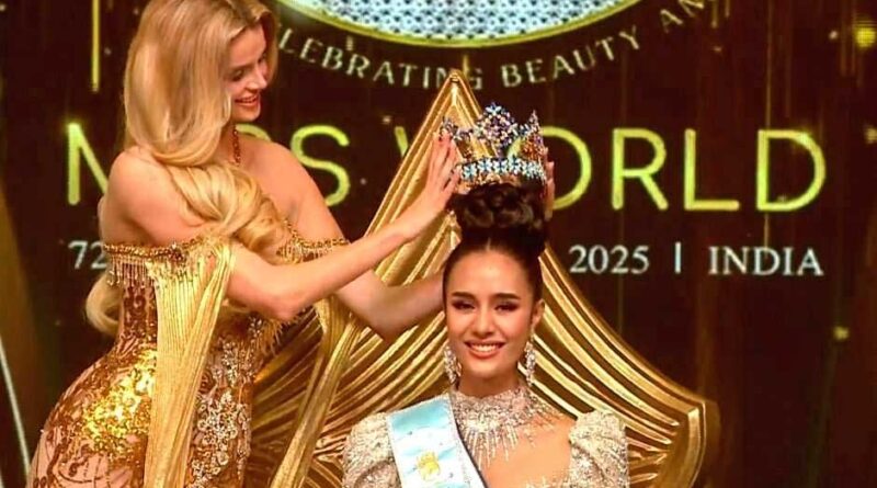 Thailand Opal Suchata Chuangsri crowned Miss World 2025