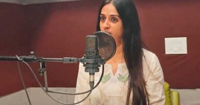 Laya completes dubbing for Thammudu