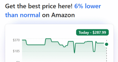 Microsoft Shopping price tracker closeup