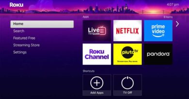 Roku home screen optimized for simplicity