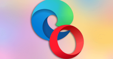 Microsoft Edge and Opera Browser logos