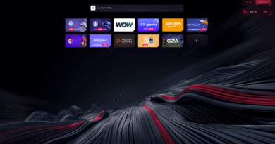 opera GX new Tab