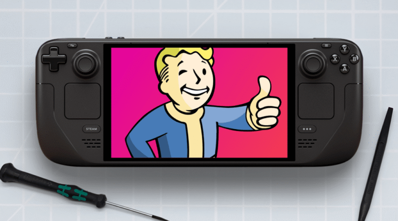 Steam Deck vault boy