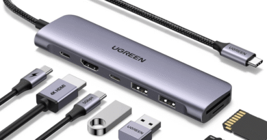 USB-C clever erweitern: UGREEN 7-in-1-Hub günstig bei Amazon