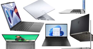 Laptops montage