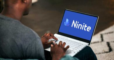 Ninite on Windows Surface laptop being used in man lap