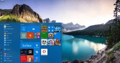 Windows 10 desktop Start menu personalization