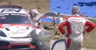 Ajith car crashes in Italy race