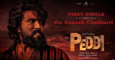 Peddi first single to be released on special date