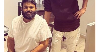 Prabhas surprises Thaman | cinejosh.com