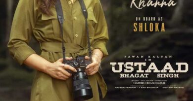 Raashii Khanna Joins Ustaad Bhagat Singh Shoot