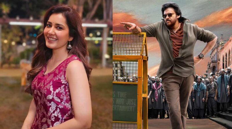 Raashi Khanna Joins Shoot of Pawan Kalyan Ustaad Bhagat Singh