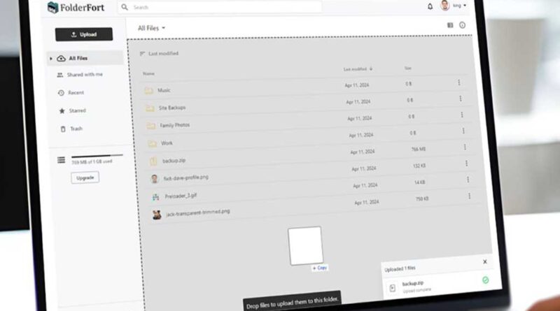 FolderFort 5TB Cloud Storage Pro Plan Lifetime Subscription