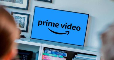 Logo de Amazon Prime Video en una TV